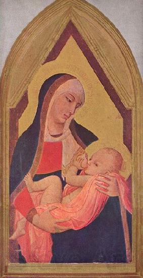 Ambrogio Lorenzetti Madonna del Latte Norge oil painting art